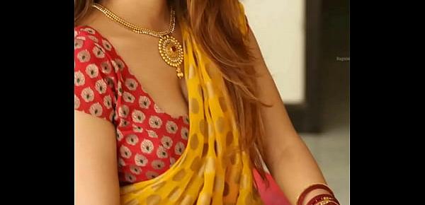  Sexy Saree navel tribute hot sound edit for masturbating play and enjoy